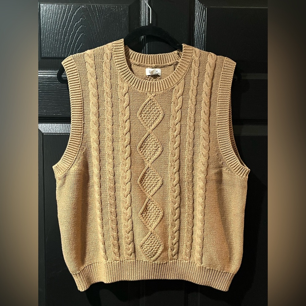 NEW J. Crew Factory Cotton Cable Knit Sweater Vest